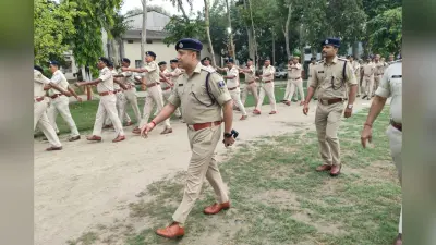 वैशाली एसपी का पुलिस केंद्र का औचक निरीक्षण, जवानों को फिटनेस, अनुशासन और तत्परता के दिए निर्देश